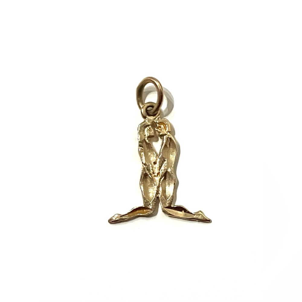 10K Gold Couple Pendant